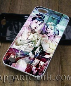 audrey hepburn and marilyn monroe phone case
