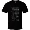 Gibson Les Paul Patent T Shirt Size S,M,L,XL,2XL