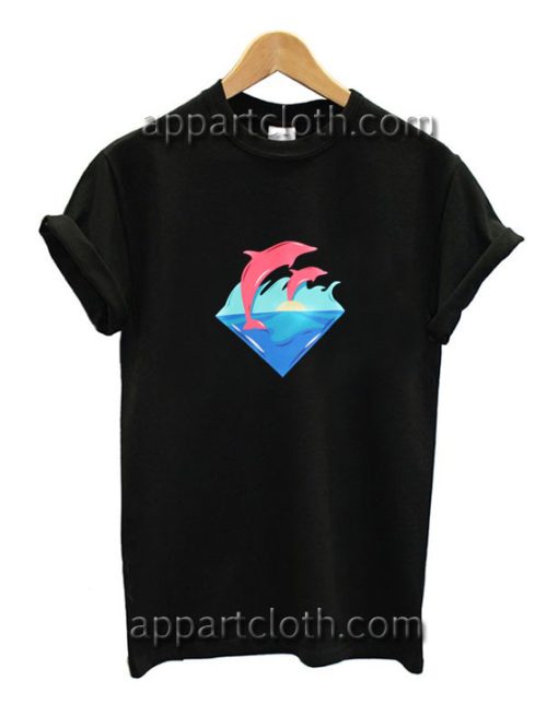 Pink Dolphin Funny Shirts