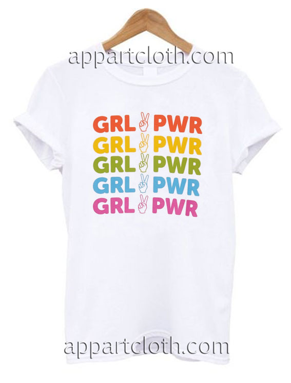 Girl Power Rainbow Funny Shirts
