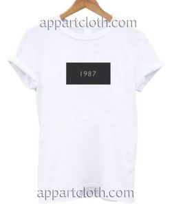 1987 White Funny Shirts