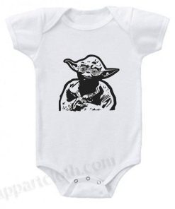Boys Yoda Star Wars Funny Baby Onesie