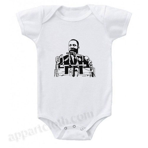 Martin Luther King Funny Baby Onesie