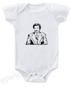 Ron Burgundy Funny Baby Onesie