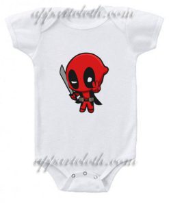 Dead poll chibi spary Funny Baby Onesie