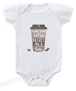 Breast milk latte Funny Baby Onesie