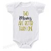 Two Moms Funny Baby Onesie