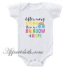 After Every Storm There is a Rainbow of Hope Funny Baby Onesie