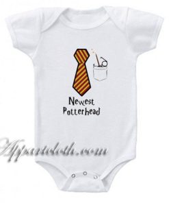 Potter Tie - Harry Potter Funny Baby Onesie