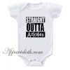 Straight Outta Azkaban Funny Baby Onesie