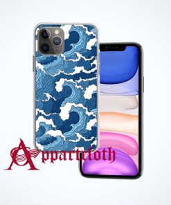 Blue Wave Aesthetic iPhone Case Cover