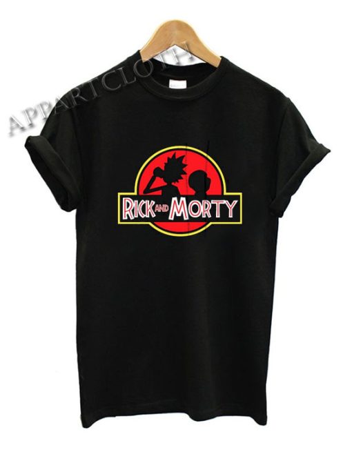 Rick And Morty Jurassic Park Logo Shirts