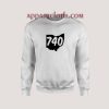 740 Area Code Ohio Sweatshirt