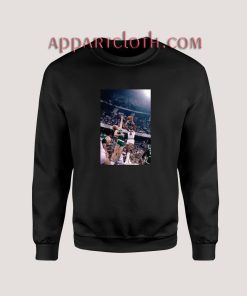 Julius Erving Jump Shot Against Rival Larry Bird Sweatshirt