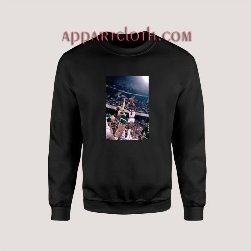 Julius Erving Jump Shot Against Rival Larry Bird Sweatshirt