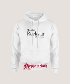 My Cat Is Rockstar And I’m A Manager Hoodie