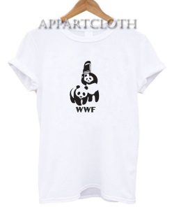 WWF Funny Panda Bear Wrestling T-Shirt