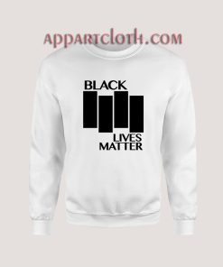 Black Lives Matter Black Flag Parody Sweatshirt