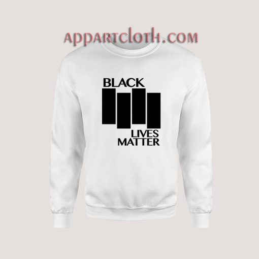 Black Lives Matter Black Flag Parody Sweatshirt