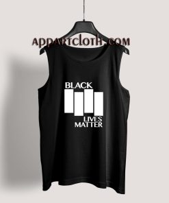 Black Lives Matter Black Flag Parody Tank Top for Men's or Women's