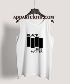 Black Lives Matter Black Flag Parody Tank Top