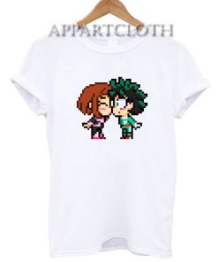 Pixel Ships Ochaco x Deku Kids T-Shirt