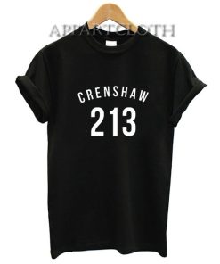 213 Crenshaw LA Edition T-Shirt for Unisex