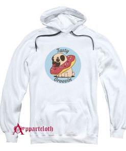 Pug Doughnut Tasty Groovin Hoodie