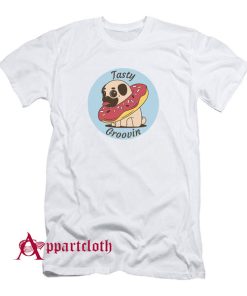 Pug Doughnut Tasty Groovin T-Shirt