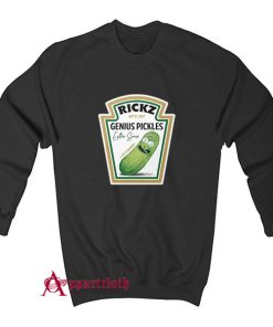 Rickz Genius Pickles Heinz Rick and Morty Sweatshirt