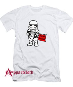 Stormtrooper Pew Pew Wars T-Shirt
