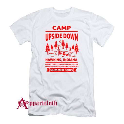 Camp Upside Down Hawkins T-Shirt