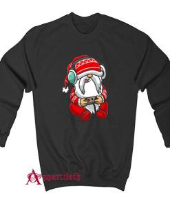 Gamer Gnome Christmas Gaming Santa Sweatshirt
