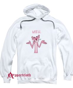 Pink Apathy Pink Panther Meh Hoodie