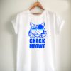 Check Meowt Cat Sunglasses Unisex Tshirt