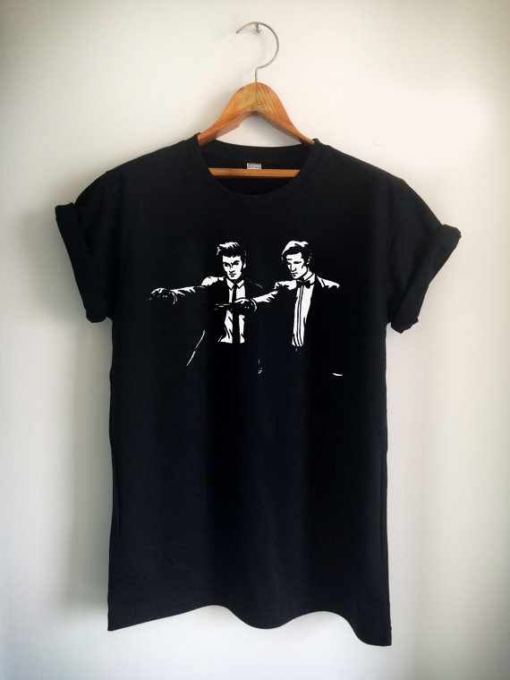 Doctor Who Pulp Fiction Unisex Tshirt