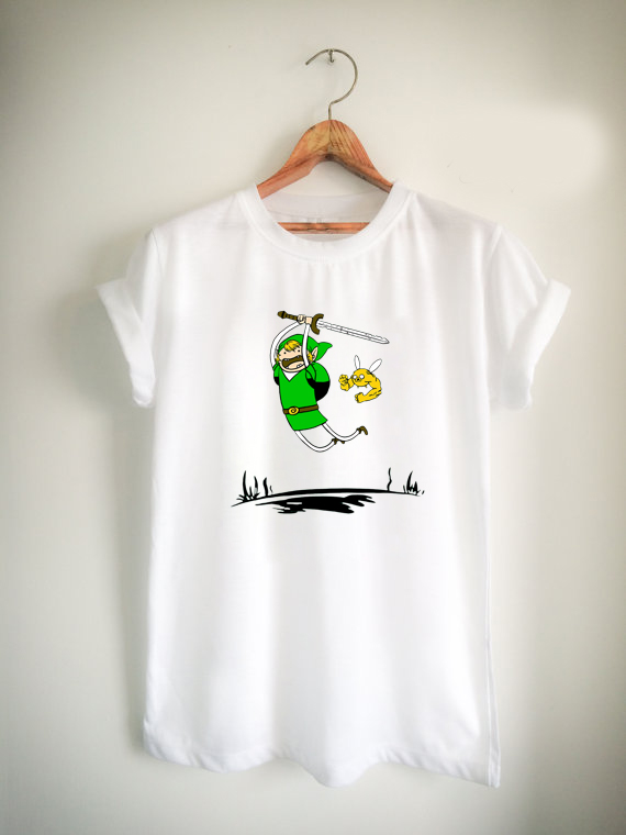 adventure time zelda antque irish green Unisex Tshirt