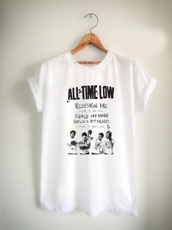 all time low lyric Unisex Tshirt