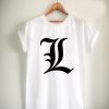 death note L Unisex Tshirt