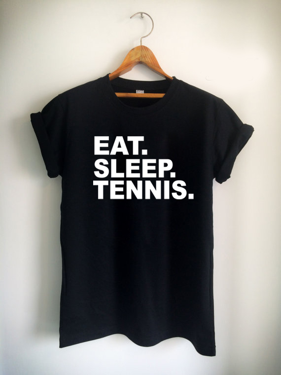 eat sleep tennis Unisex Tshirt