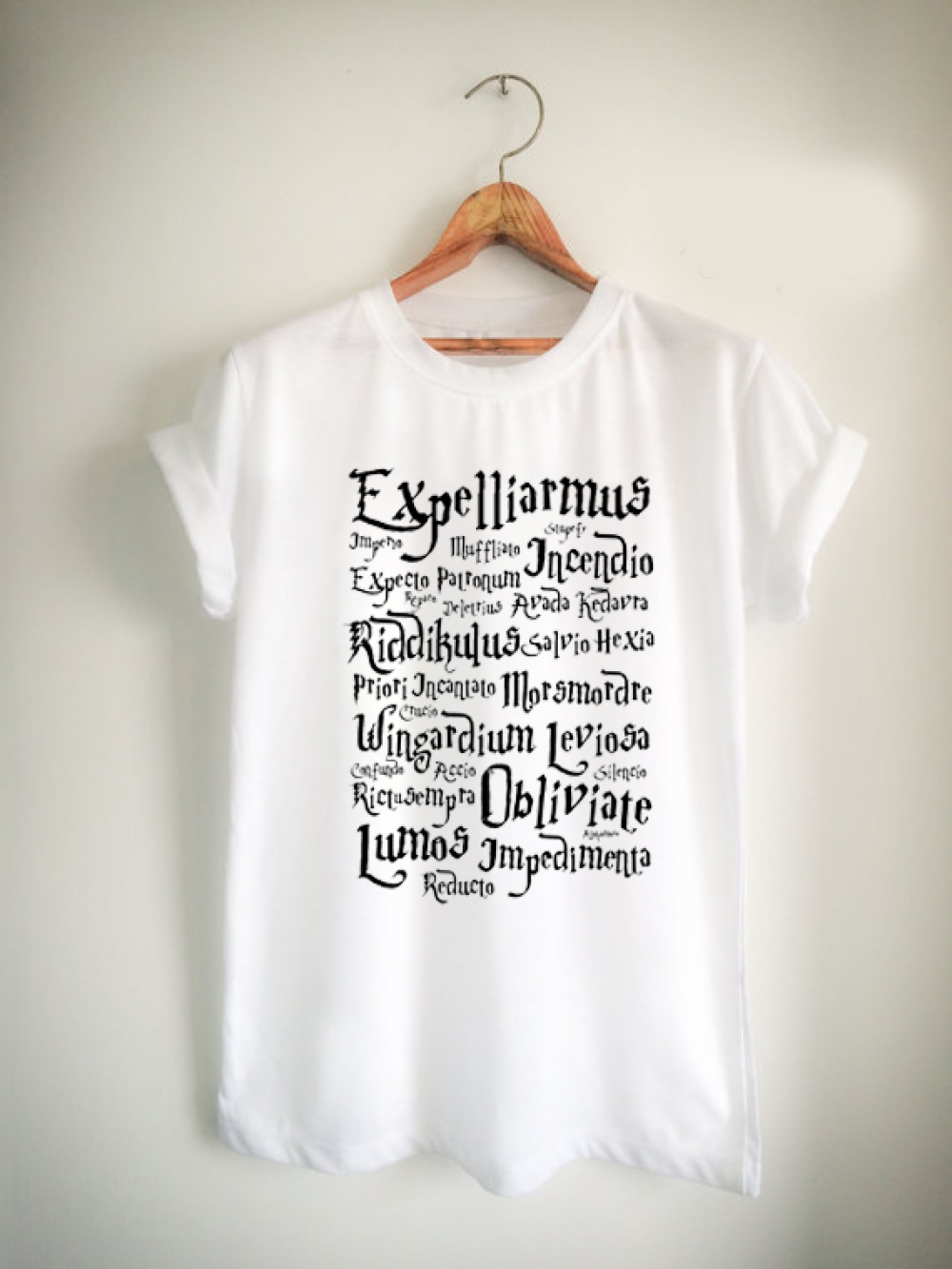harry potter spell shirt