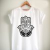 Hamsa fish Hand of Fatima spiritual Unisex Tshirt