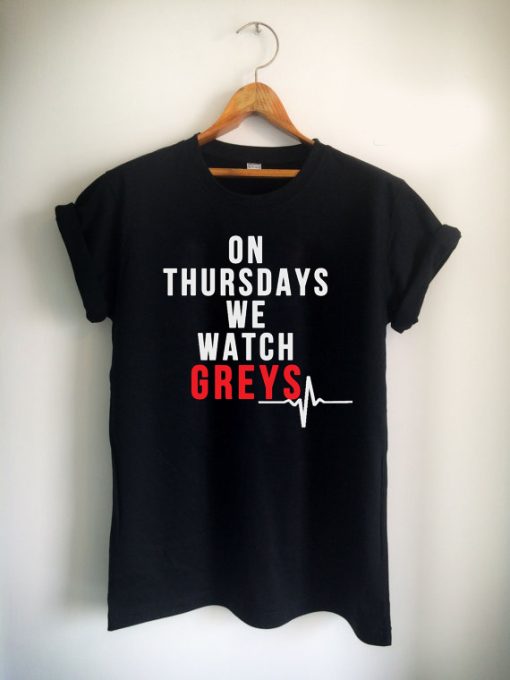 On Thursdays We Watch GREYS Unisex Tshirt
