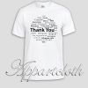 Thank you Unisex Tshirt