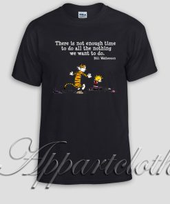 calvin and hobbes black Unisex Tshirt