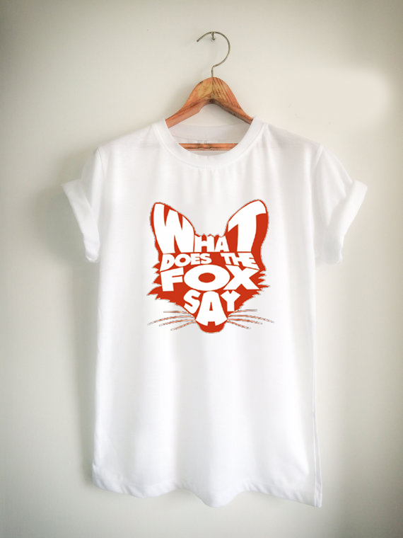 fox what does the fox say Unisex Tshirt