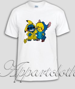 pikachu and stitch Unisex Tshirt
