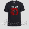 this girl loves the deadpool Unisex Tshirt