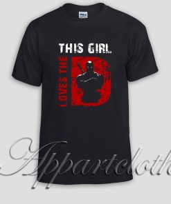 this girl loves the deadpool Unisex Tshirt