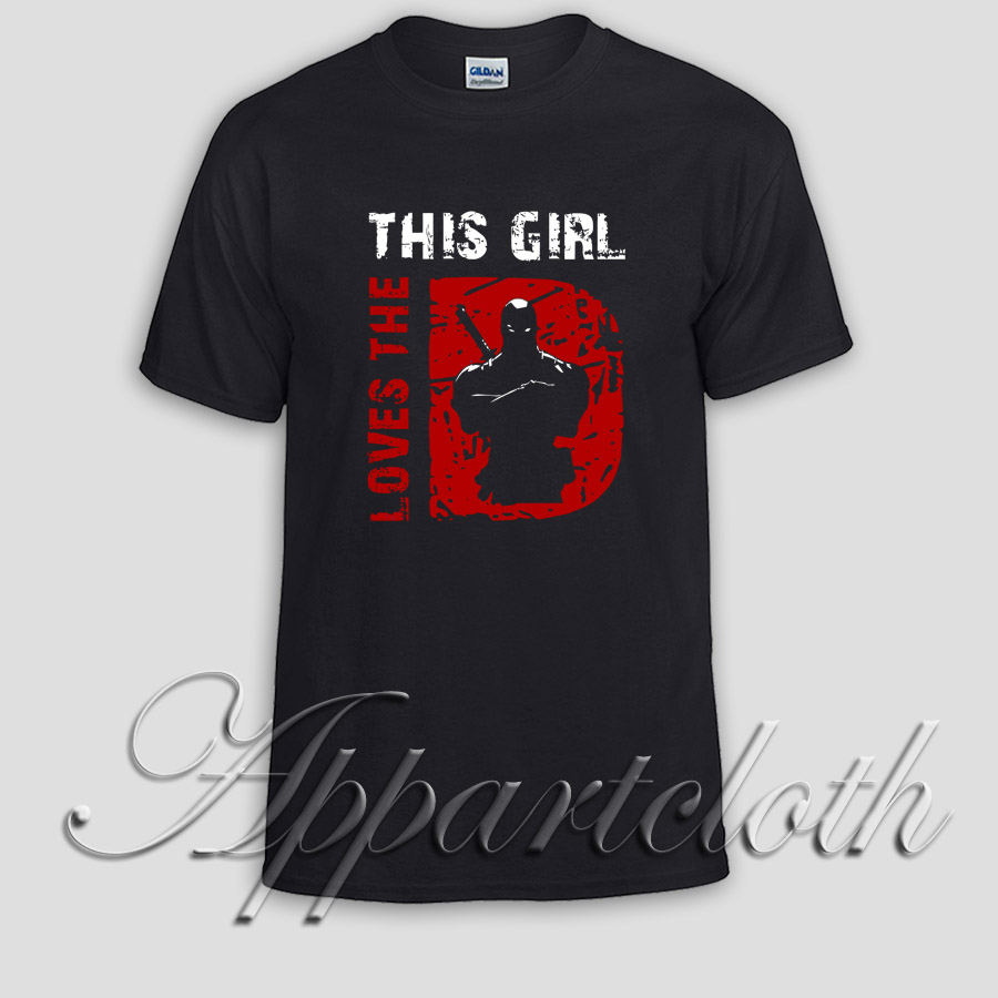 this girl loves the deadpool Unisex Tshirt